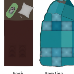 sleeping bag VS camping quilt